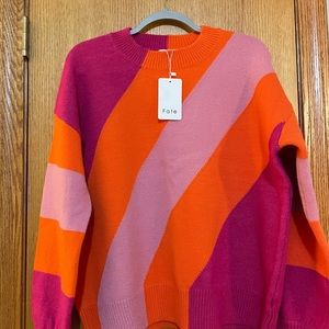 Super cute NWT boutique sweater. FATE, medium.